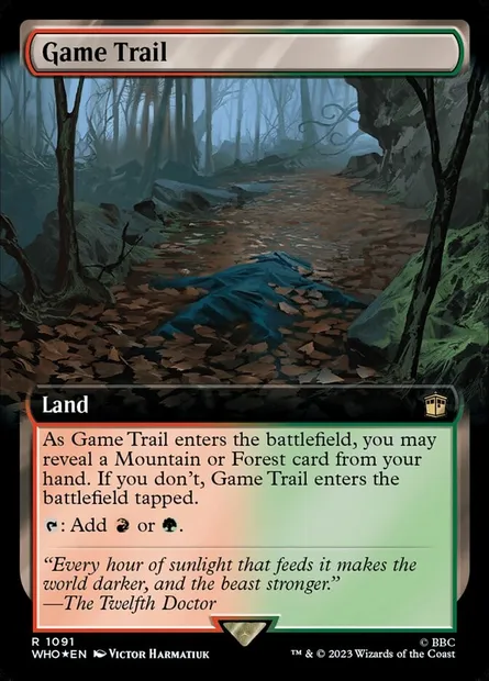 Game Trail, Magic card WHO 1091 — Doctor Who set