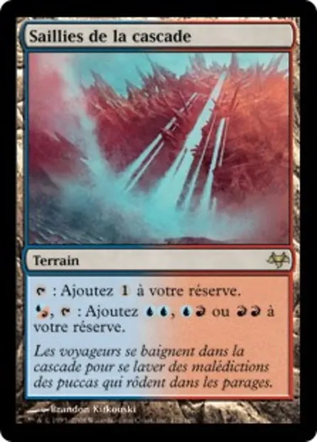 Saillies de la cascade, carte Magic EVE 175 — extension Coucheciel