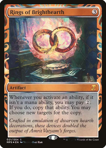 Anneaux des Clairâtres, carte Magic MPS 21 — extension Kaladesh Inventions