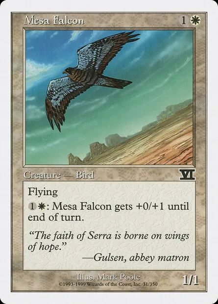 Mesa Falcon, Magic card 6ED 31 — Classic Sixth Edition set