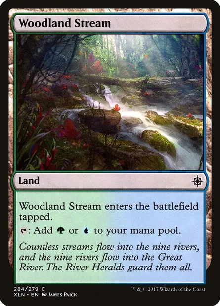 Woodland Stream, Magic card XLN 284 — Ixalan set