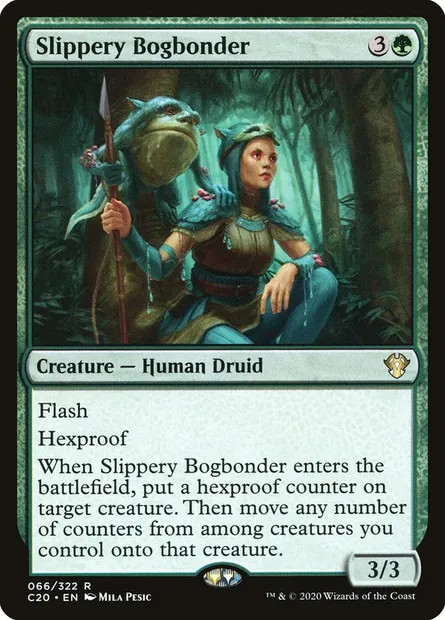 Slippery Bogbonder, Magic card C20 66 — Commander 2020 set