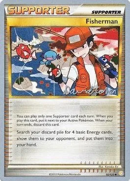 Pêcheur, carte Pokémon WCD11 092-2 — extension World Championship Decks 2011