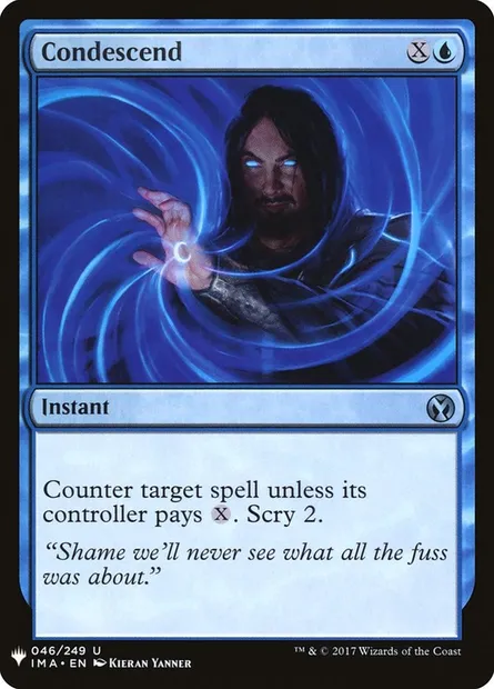 Condescend, Magic card PLST IMA-46 — The List set