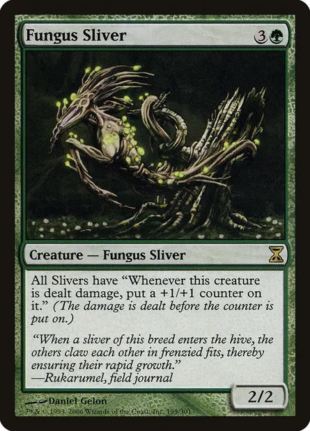 Fungus Sliver, Magic card TSP 195 — Time Spiral set