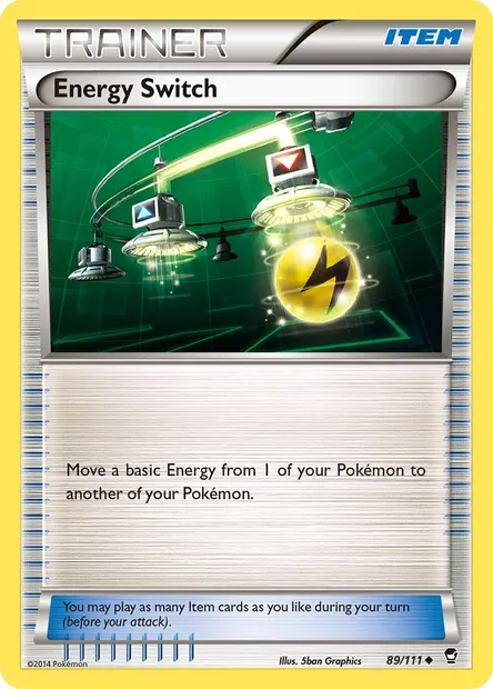 Energy Switch, Pokémon card FFI 89 — Furious Fists set