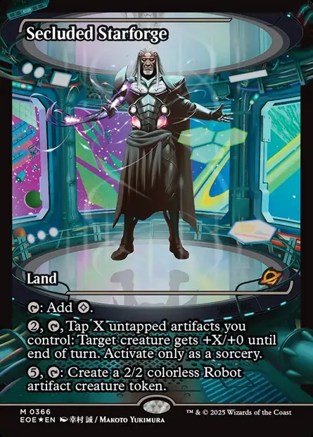 Secluded Starforge, Magic card EOE 366 — Edge of Eternities set