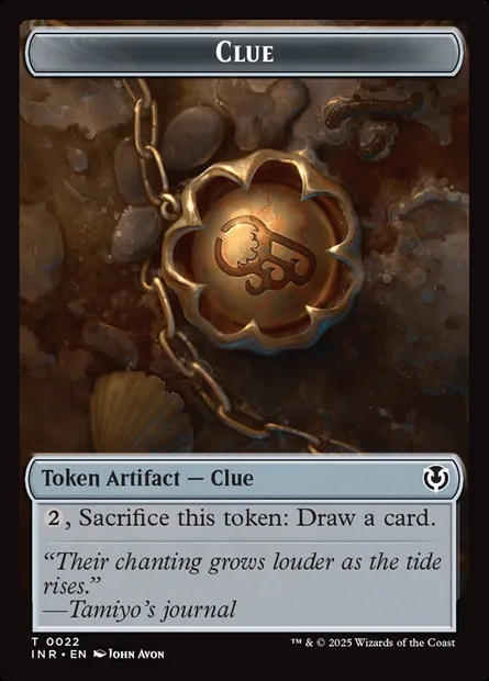 Clue, Magic card TINR 22 — Innistrad Remastered Tokens set