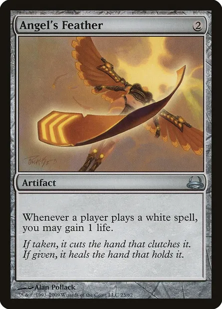 Angel's Feather, Magic card DDC 23 — Duel Decks: Divine vs. Demonic set