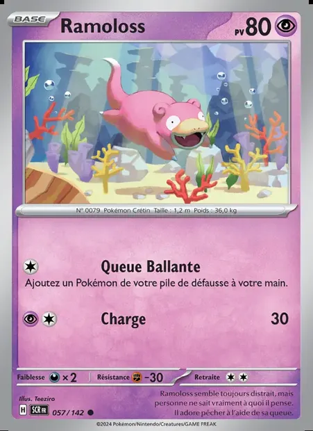 Ramoloss, carte Pokémon SCR 057 — extension Couronne Stellaire