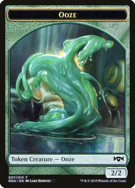 Ooze, carte Magic TRNA 7 — extension Ravnica Allegiance Tokens