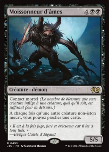 Moissonneur d'âmes, carte Magic J25 453 — extension Foundations Jumpstart