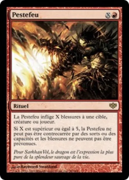 Pestefeu, carte Magic CON 58 — extension Conflux