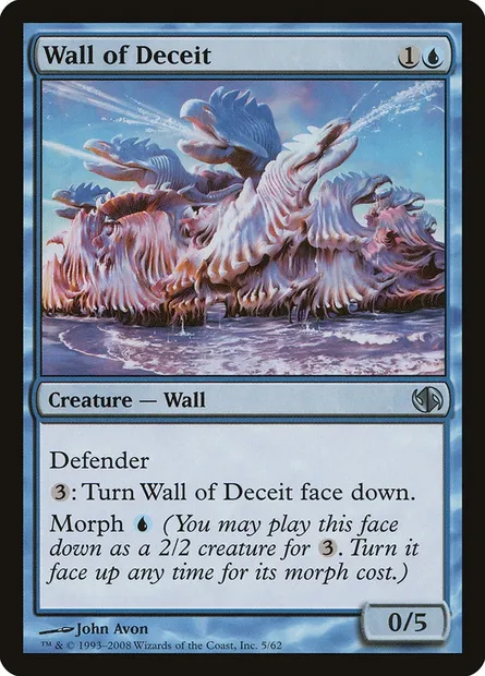 Wall of Deceit, Magic card DD2 5 — Duel Decks: Jace vs. Chandra set