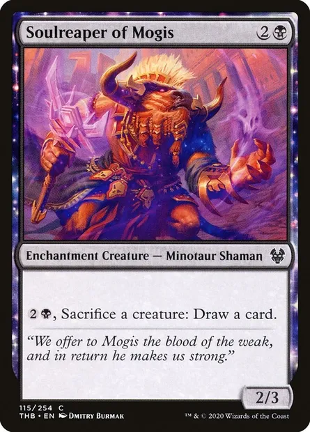 Soulreaper of Mogis, Magic card THB 115 — Theros Beyond Death set