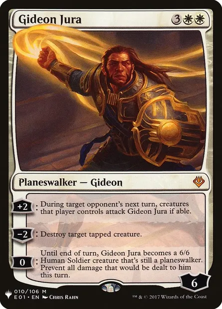Gideon Jura, Magic card PLST E01-10 — The List set