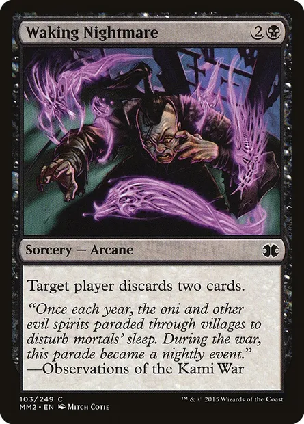 Waking Nightmare, Magic card MM2 103 — Modern Masters 2015 set