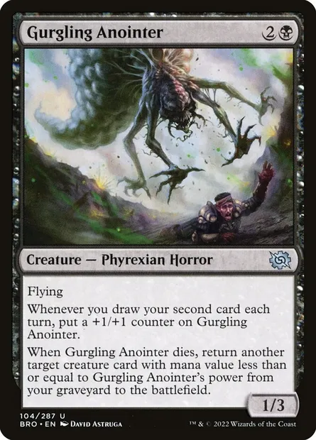 Gurgling Anointer, Magic card BRO 104 — The Brothers' War set