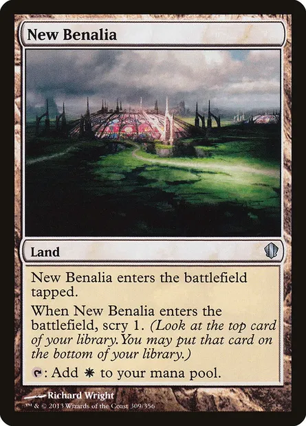 New Benalia, Magic card C13 309 — Commander 2013 set