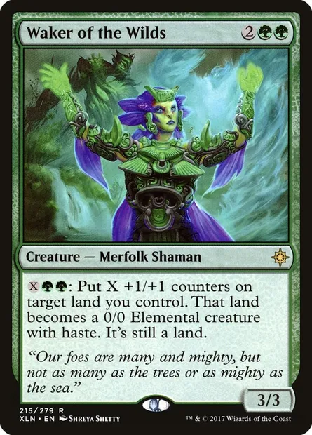 Waker of the Wilds, Magic card XLN 215 — Ixalan set