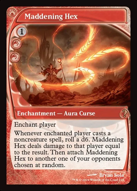 Maddening Hex, Magic card MB2 195 — Mystery Booster 2 set