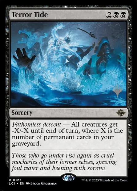 Terror Tide, Magic card PLCI 127p — The Lost Caverns of Ixalan Promos set