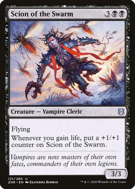Scion of the Swarm, Magic card ZNR 121 — Zendikar Rising set