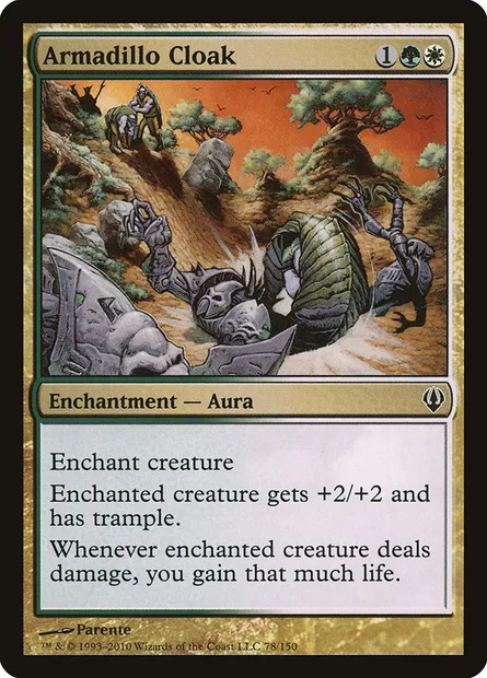 Armadillo Cloak, Magic card ARC 78 — Archenemy set