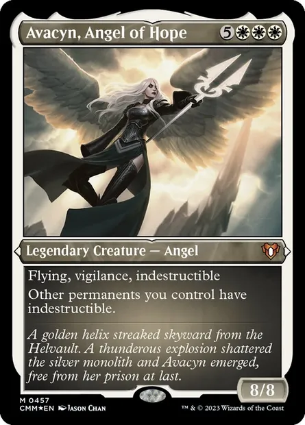 Avacyn, Angel of Hope, Magic card CMM 457 — Commander Masters set