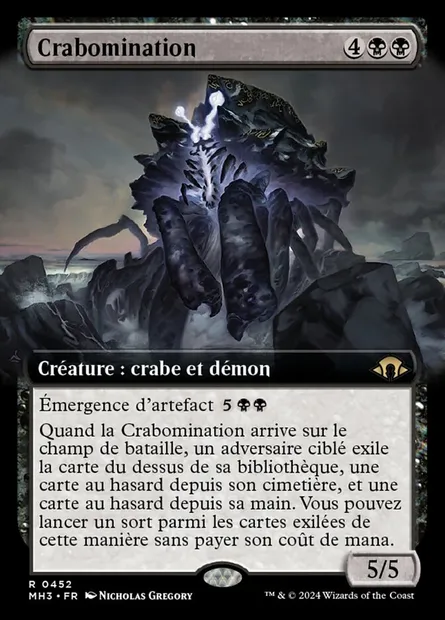 Crabomination, carte Magic MH3 452 — extension Modern Horizons 3