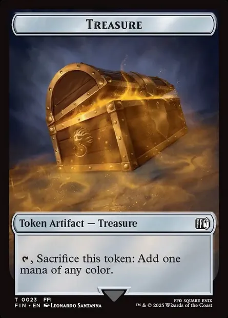 Treasure, Magic card TFIN 23 — Final Fantasy Tokens set