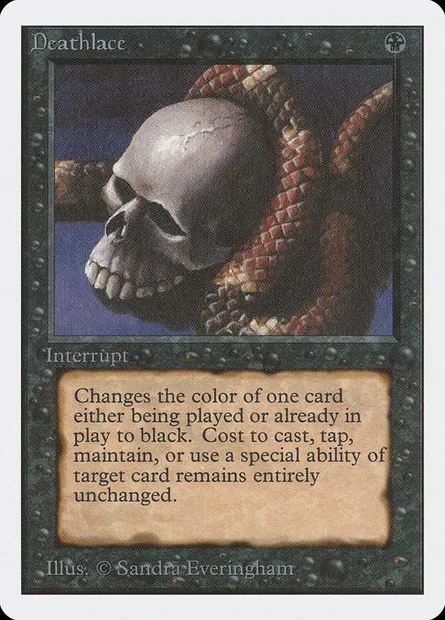 Deathlace, Magic card 2ED 102 — Unlimited Edition set