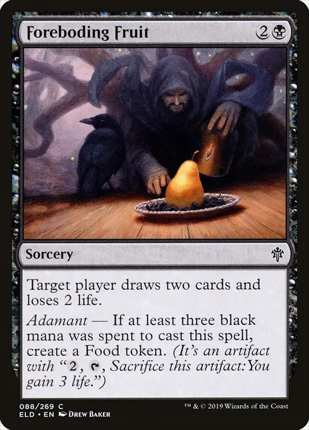 Foreboding Fruit, Magic card ELD 88 — Throne of Eldraine set
