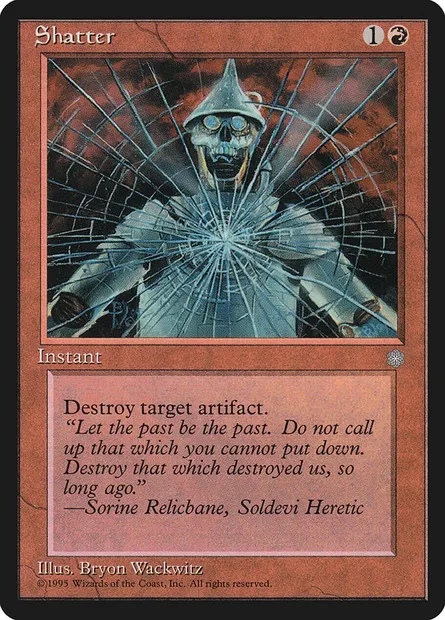 Shatter, Magic card ICE 216 — Ice Age set