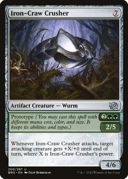 Iron-Craw Crusher, Magic card BRO 200 — The Brothers' War set