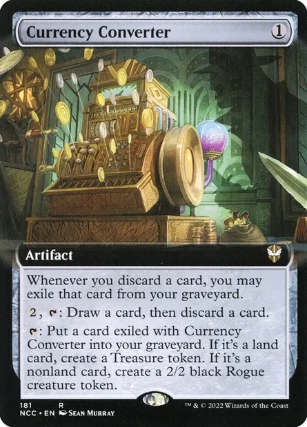 Currency Converter, Magic card NCC 181 — New Capenna Commander set