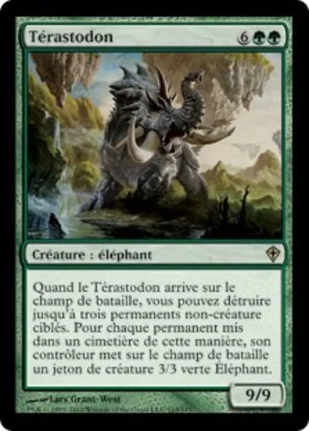 Térastodon, carte Magic WWK 115 — extension Worldwake