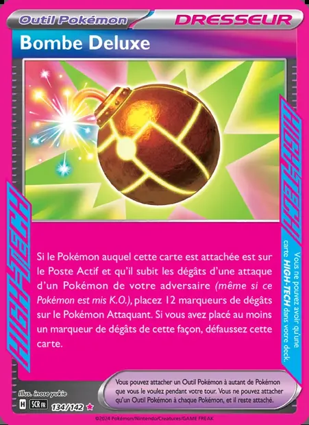 Bombe Deluxe, carte Pokémon SCR 134 — extension Couronne Stellaire