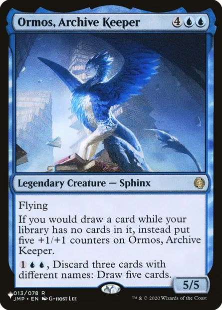 Ormos, Archive Keeper, Magic card PLST JMP-13 — The List set