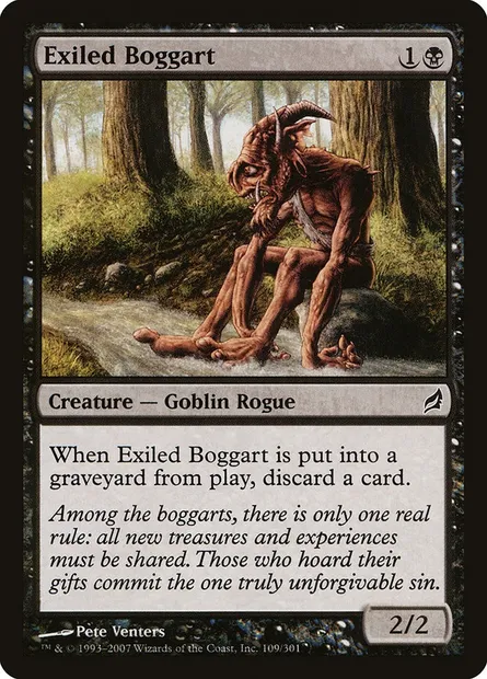 Exiled Boggart, Magic card LRW 109 — Lorwyn set