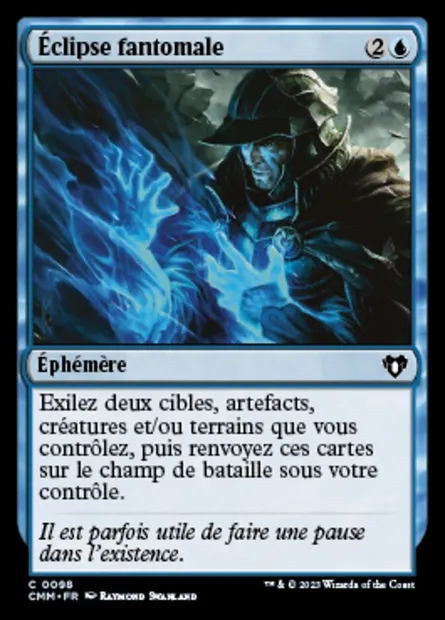 Éclipse fantomale, carte Magic CMM 98 — extension Commander Masters