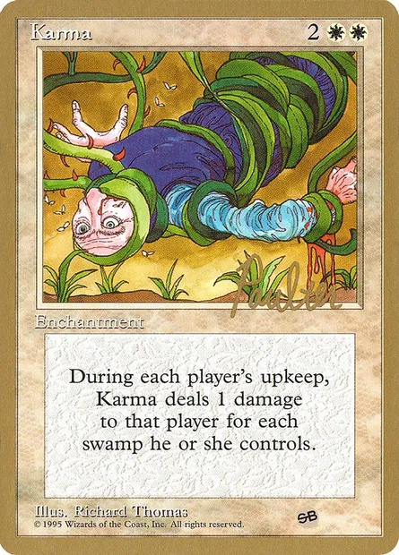 Karma, Magic card PTC pp32sb — Pro Tour Collector Set set