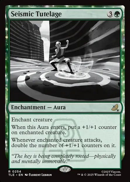 Seismic Tutelage, Magic card TLE 254 — Avatar: The Last Airbender Eternal set