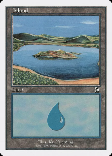 Island, Magic card BRB 114 — Battle Royale Box Set set
