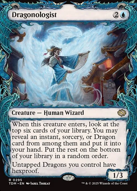 Dragonologist, Magic card TDM 295 — Tarkir: Dragonstorm set