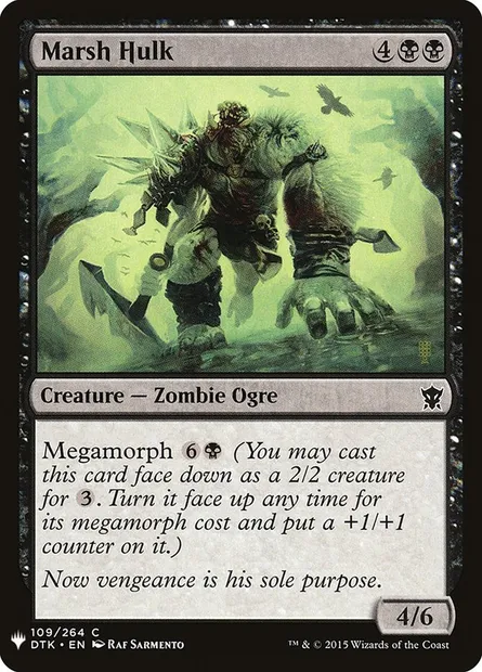 Marsh Hulk, Magic card PLST DTK-109 — The List set