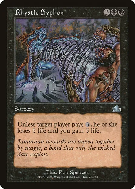 Rhystic Syphon, Magic card PCY 76 — Prophecy set