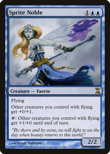 Sprite Noble, Magic card TSP 81 — Time Spiral set