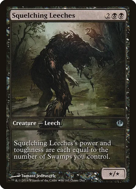 Squelching Leeches, Magic card PJOU 84 — Journey into Nyx Promos set