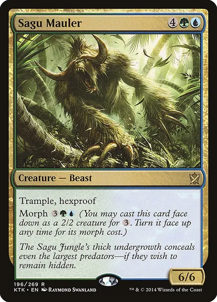 Sagu Mauler, Magic card KTK 196 — Khans of Tarkir set